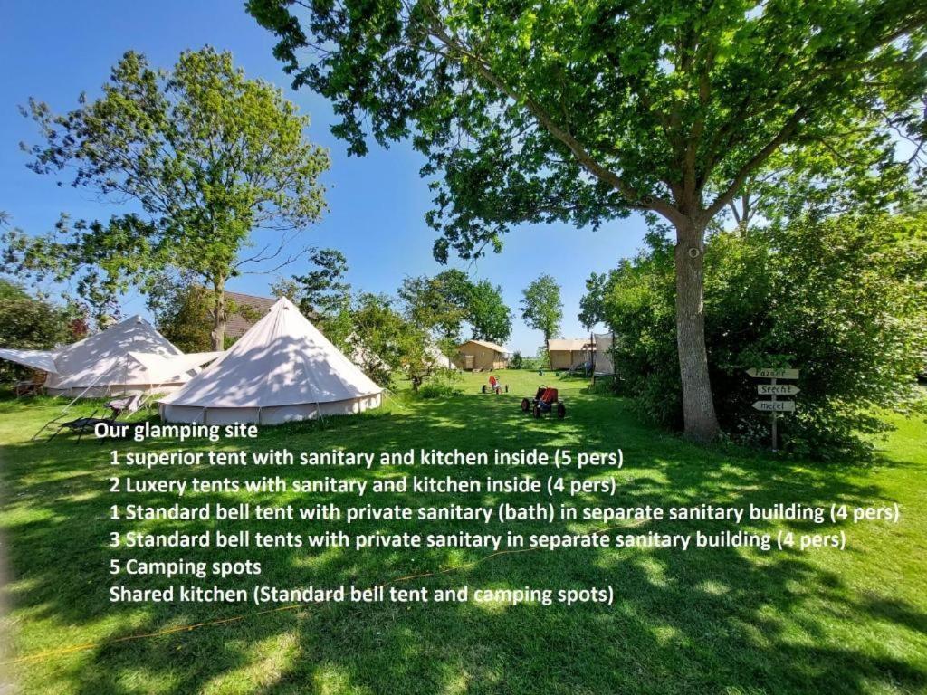 Bell Tent Glamping Essenhof Aagtekerke Ngoại thất bức ảnh